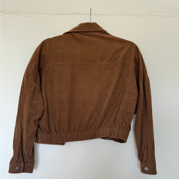 Brown Corduroy Cropped Jacket - Size Small, Never Worn - Picture 3 of 3